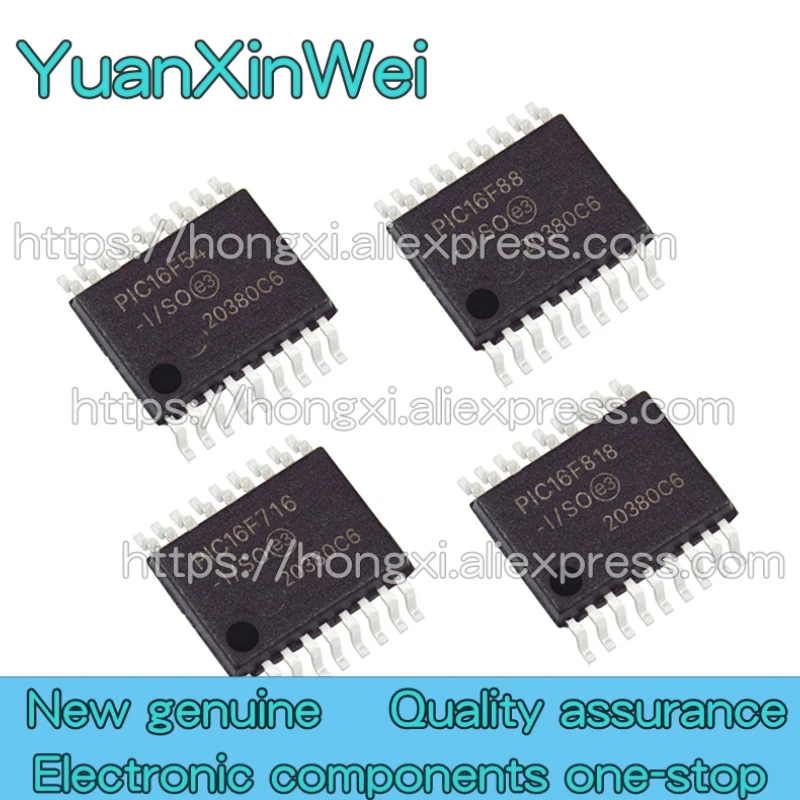 1PCS PIC16F54-I/SO PIC16F88-I/SO PIC16F716-I/SO PIC16F818-I/SO PIC16F819-I/SO SOP18 Single chip microcomputer