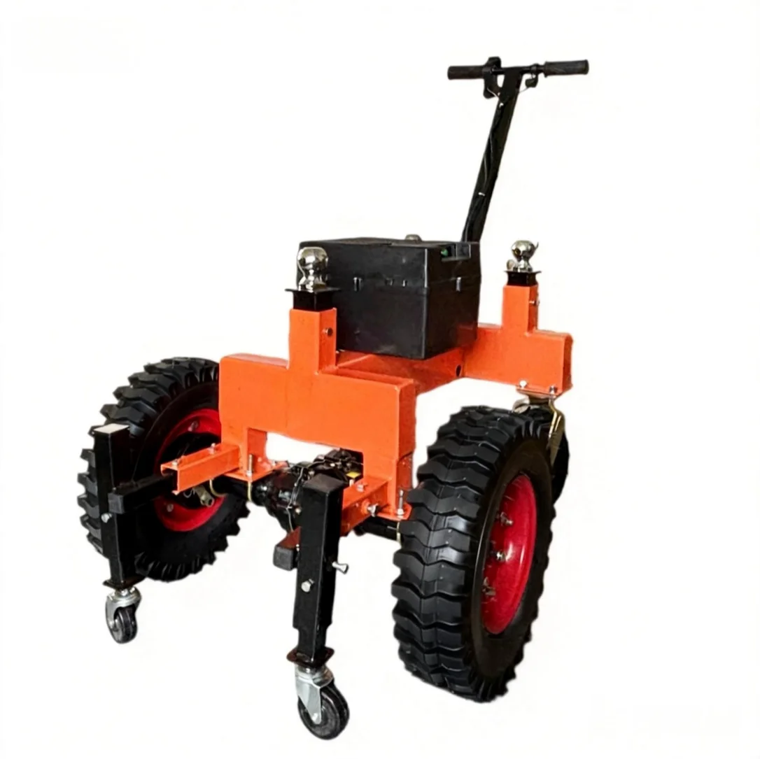 

7000lbs ERA Electric Trailer Dolly 6-Wheel Power Mover | 12V 12Ah 800W Heavy Duty for RV Boat Caravan 7500lbs Orange