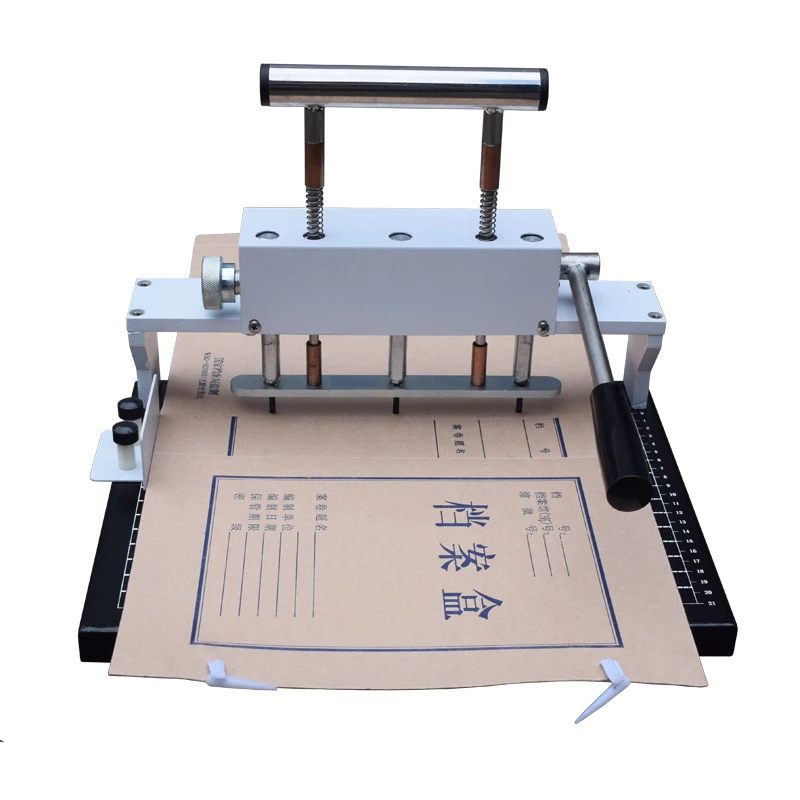 

QY-3 Three-hole Punch Binding Machine 220V Archive Document Book Drilling Machine 3mm/4mm Office Punching Stapler