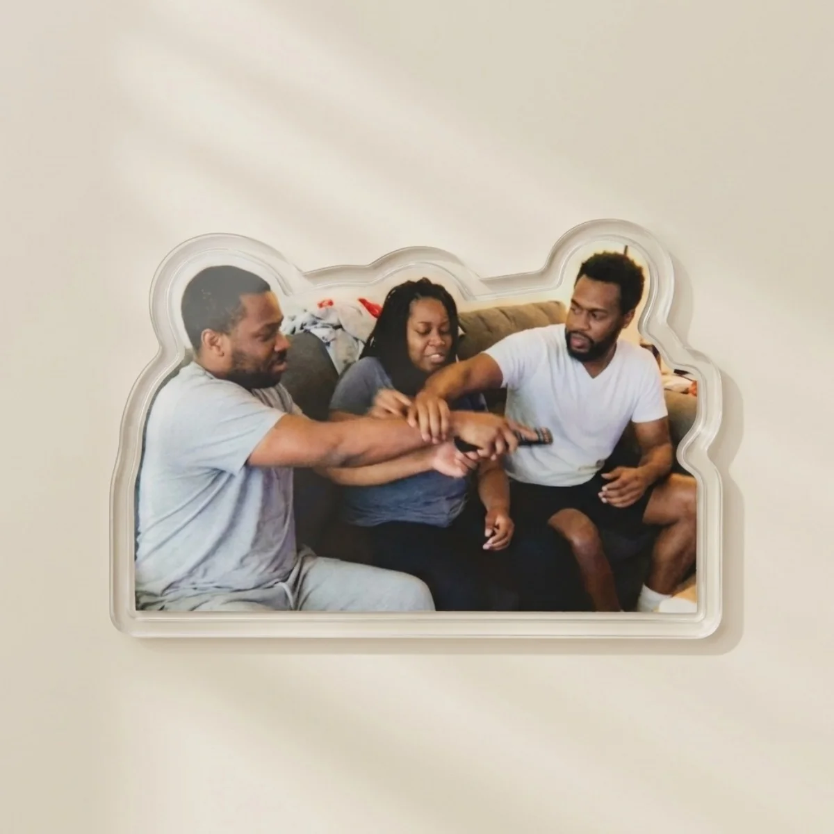 **Custom Cutout Acrylic Fridge Magnet, Personalized Photo Refrigerator Magnet, Custom Picture Keepsake Gift For Family Home Deco