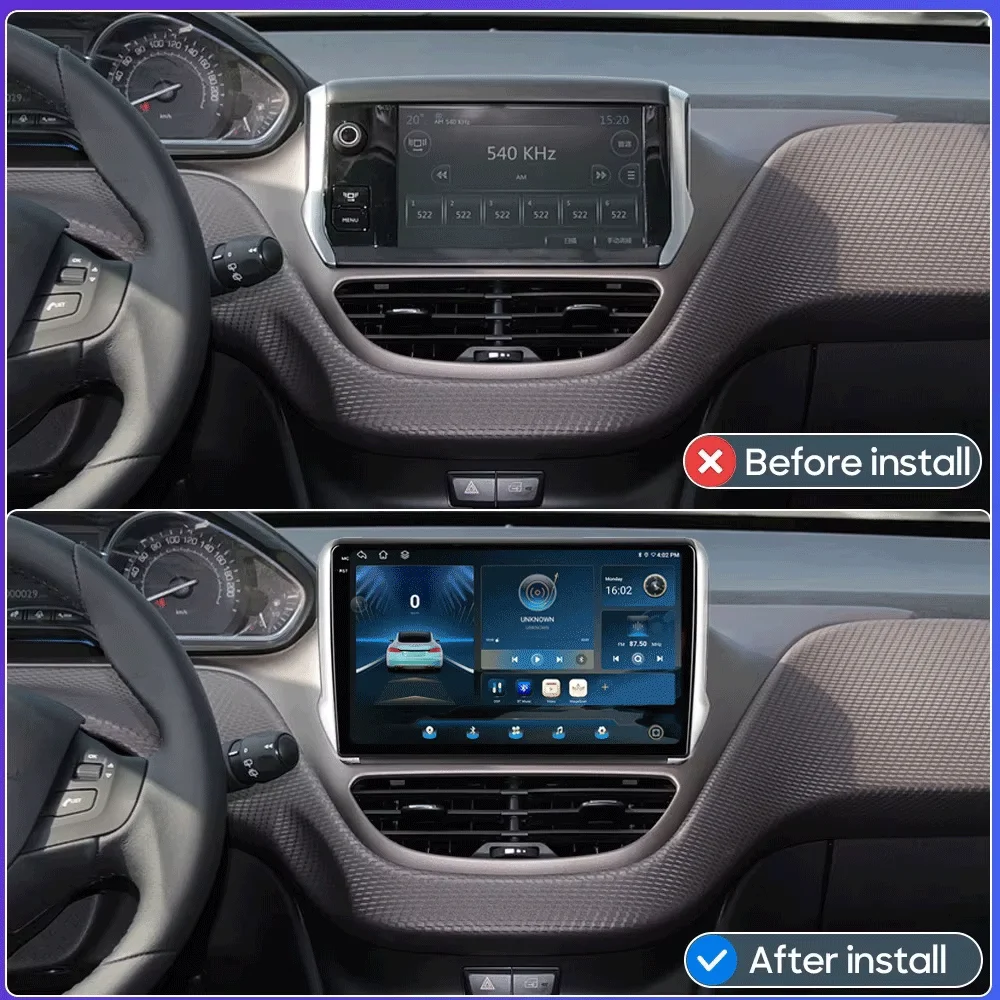 Android 16 Navigation Multimedia Player For Peugeot 2008 208 Series 2012 2013 2014 - 2018 Carplay Auto Stereo BT video Car radio