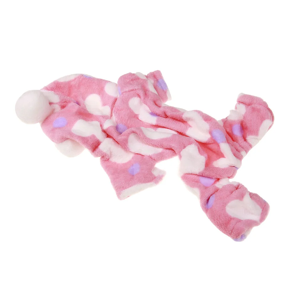 

Dog Costume Pet Puppy Hoodies Coat Autumn Winter Dress Heart Design Size S Pink Dog Winter Hoodies Pet Clothes