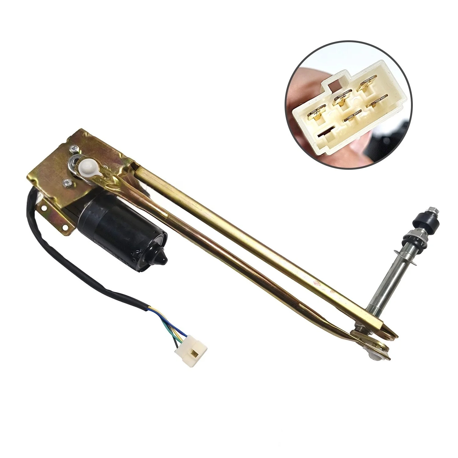 Applicable to the wiper motor motor linkage rod bracket assembly of XCMG XE135 150 200 215 260 370DA DK excavator