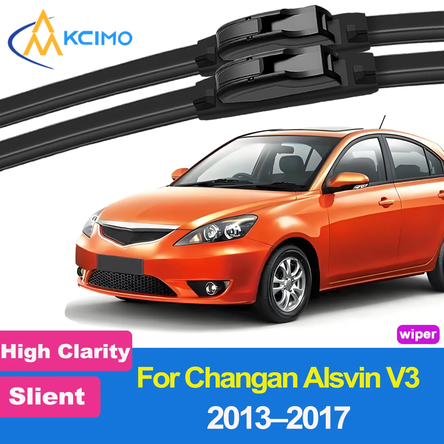 

2PCS New Front Windshield Wiper Blade for Changan Alsvin V3 2013-2017 Front Windshield Auto Wipers Blade Accessories 2017 2016