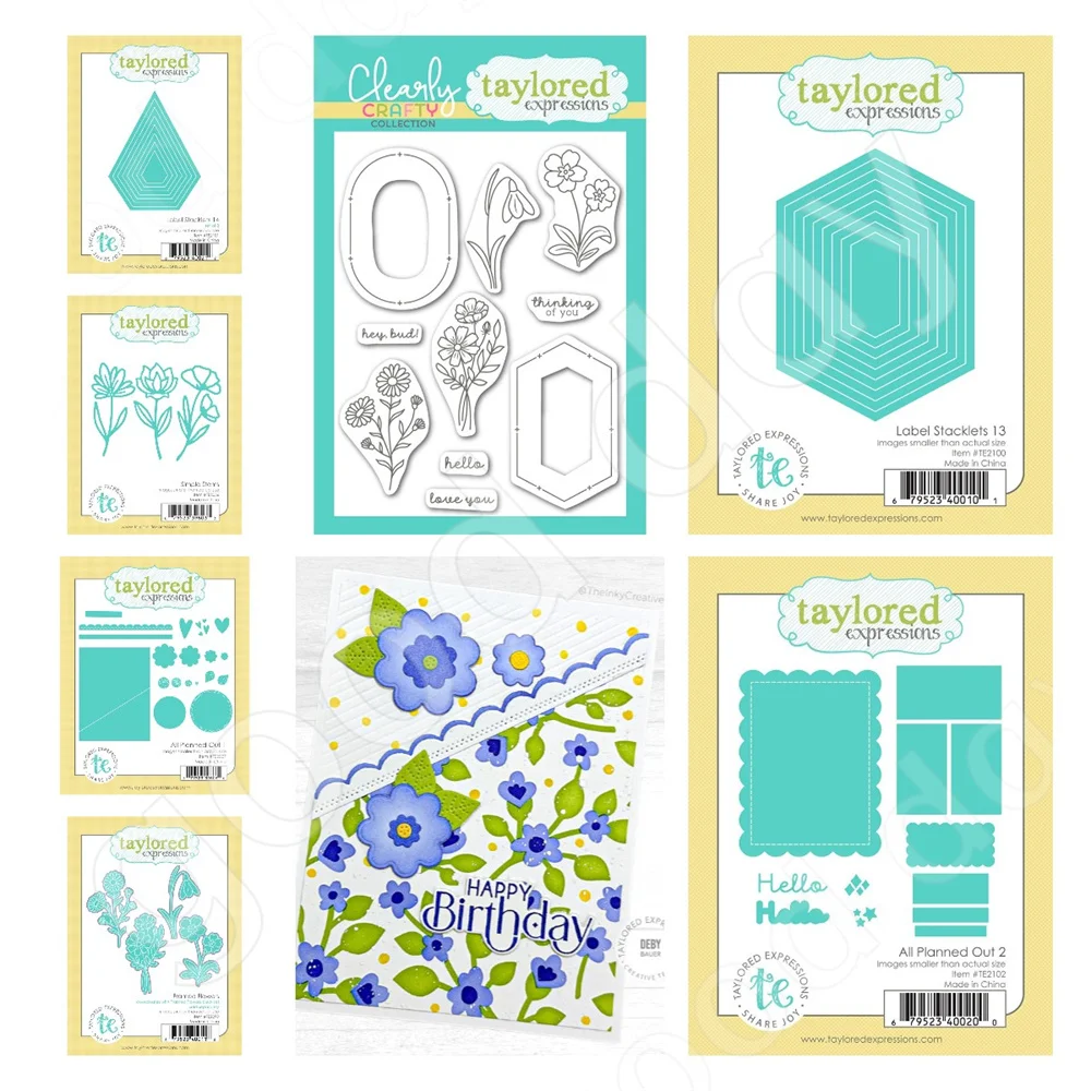 

Floral Frames Stacking Tags Scrapbooking Dies and Stamps Scrapbooking Journaling Decor Embossing DIY Greeting Cards 2024 NEW!