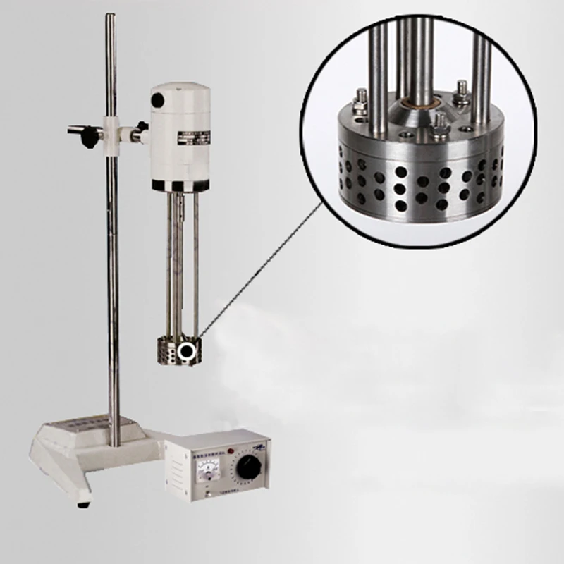 Solid / Liquid / Powder Homogenizer Shearing Machine AC220V/50Hz JRJ300-I High Speed Cosmetics Emulsifying Mixer