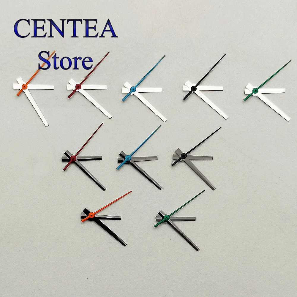 Reloj de pistola de plata RICHUS, accesorio de varios estilos y colores, se adapta a las manos NH35 NH36 ETA 2836 2824 DG 2813 3804 Miyota 8215 8205 821A, movimiento