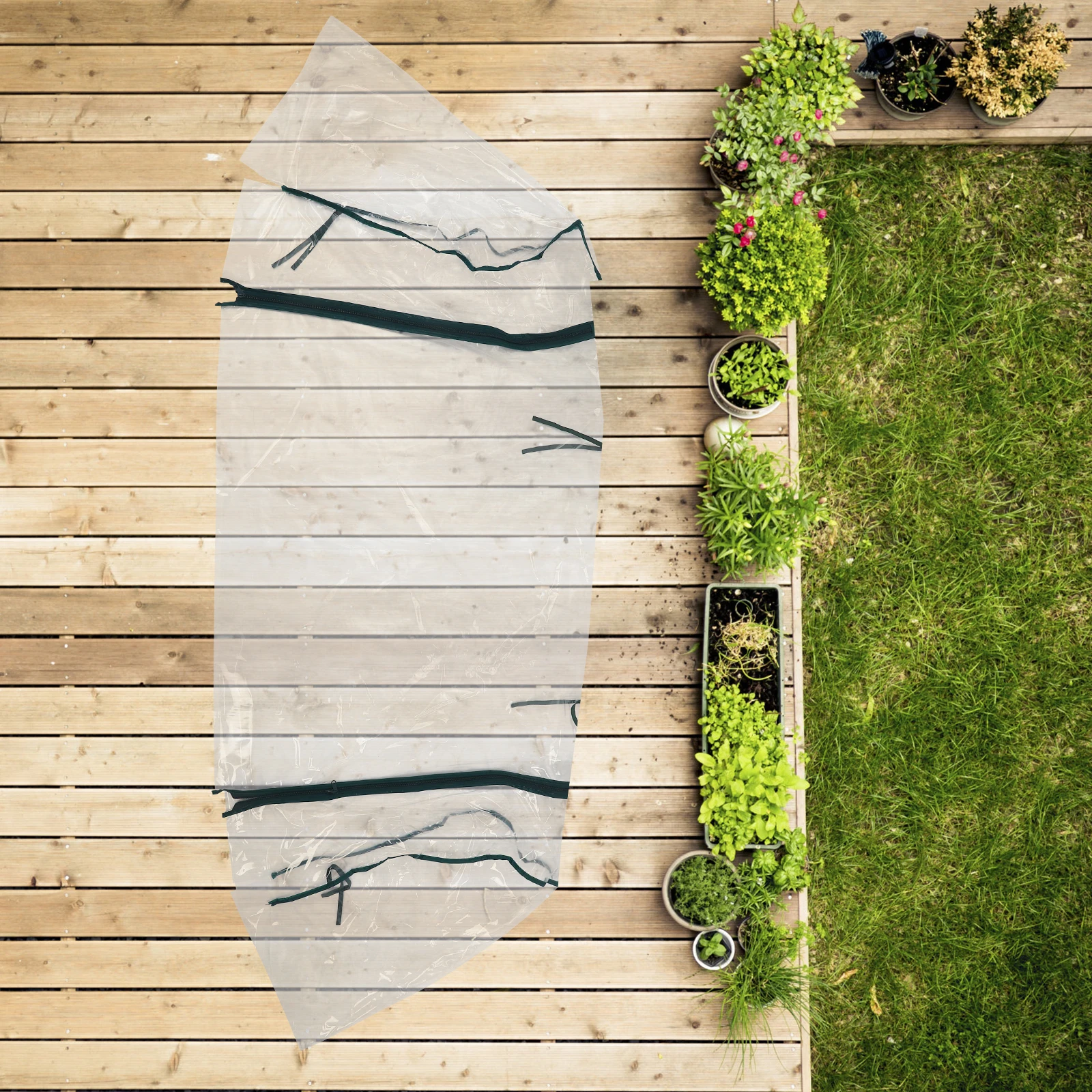 

Outdoor Insulation Flower Bed Cover Greenhouse Replacements Covers Pvc Kits for Outdoors