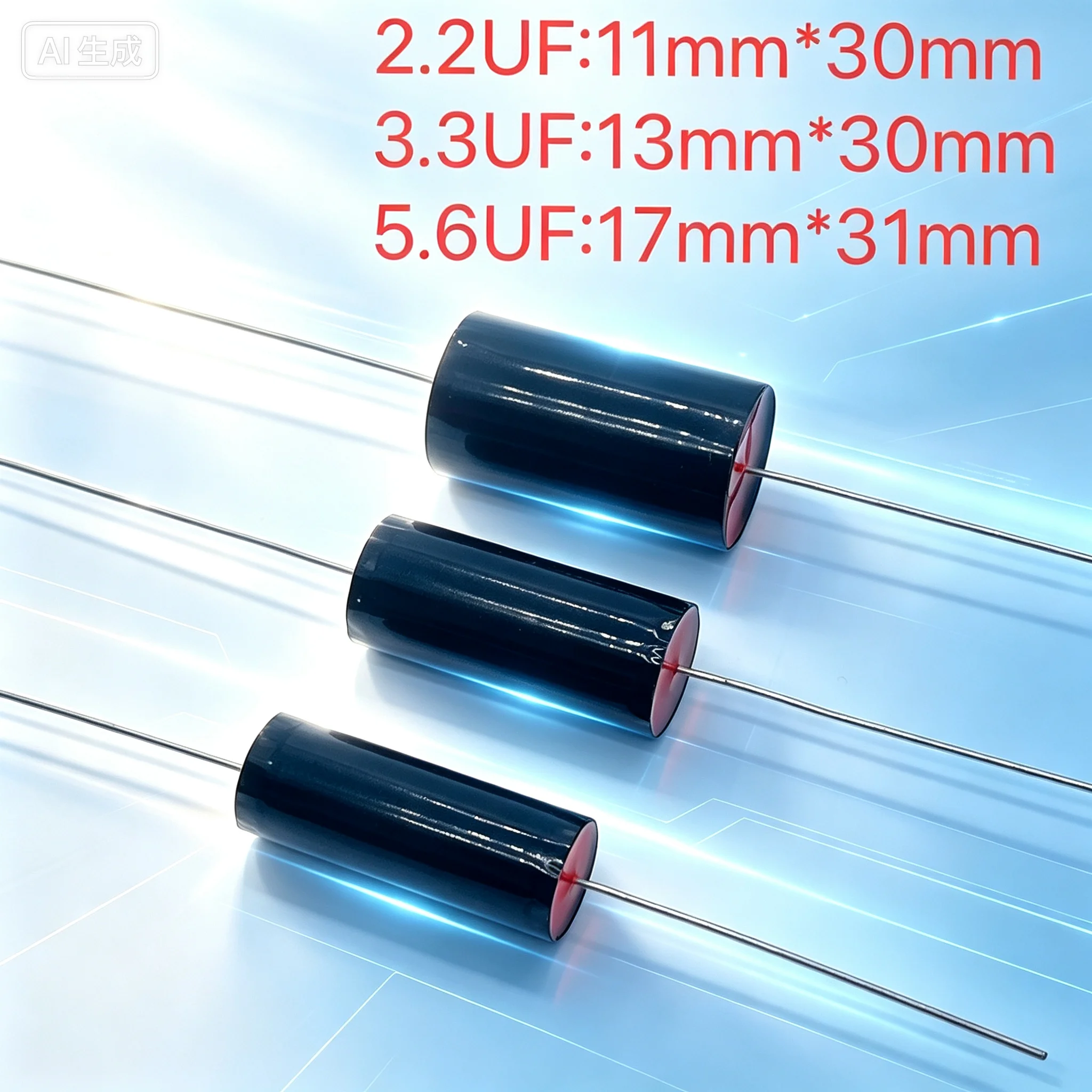 Film for HiVi MPT Series 2.2UF 3.3UF 5.6UF 250V Thick Copper Foot Crossover Capacitor  30pcs