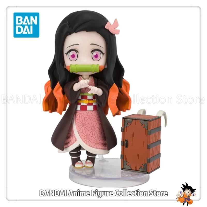 In Stock Original BANDAI SPIRITS Figuarts Mini Blade of Demon Destruction Kamado Nezuko Model Toys Gifts Collection