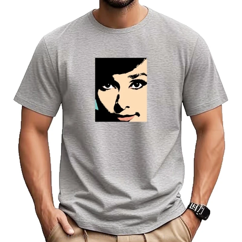 Audrey Hepburn T-Shirt summer tops summer top kawaii clothes designer t shirt men