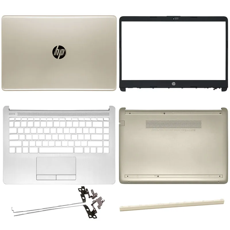

New For HP 14S-CF 14S-CR 14S-DK 14S-DP TPN-I130 I135 LCD Back Cover Front Bezel Palmrest Bottom Case Hinges Hinge Cover