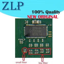 20pcs-50pcs For Nintendo Switch V2 USB-C Filters (Near to PI3USB Charging Charger Connector) EMI Filter Chock On Motherboard