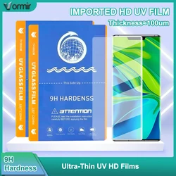 Vormir HD UV Films for Screen Protector Cutting Machine 9H Transparent Clear Hidrogel Films for S24U S23U Curved Screen Films