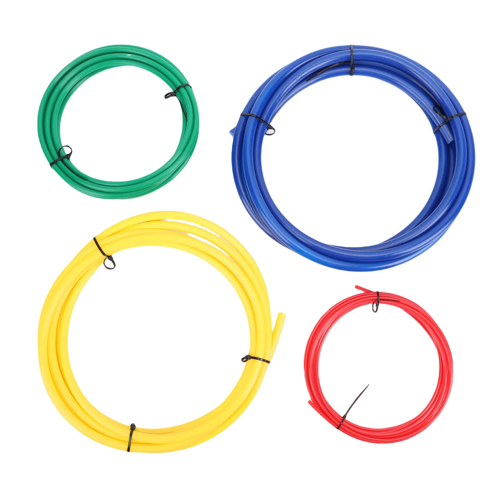 4 pezzi incorporati per tubi in rame, lunghezza 1,2 m, 1/4 pollici, 3/8 pollici, 1/2 pollici, 5/8 pollici, aria condizionata, tubo in rame, striscia di piegatura per HVAC