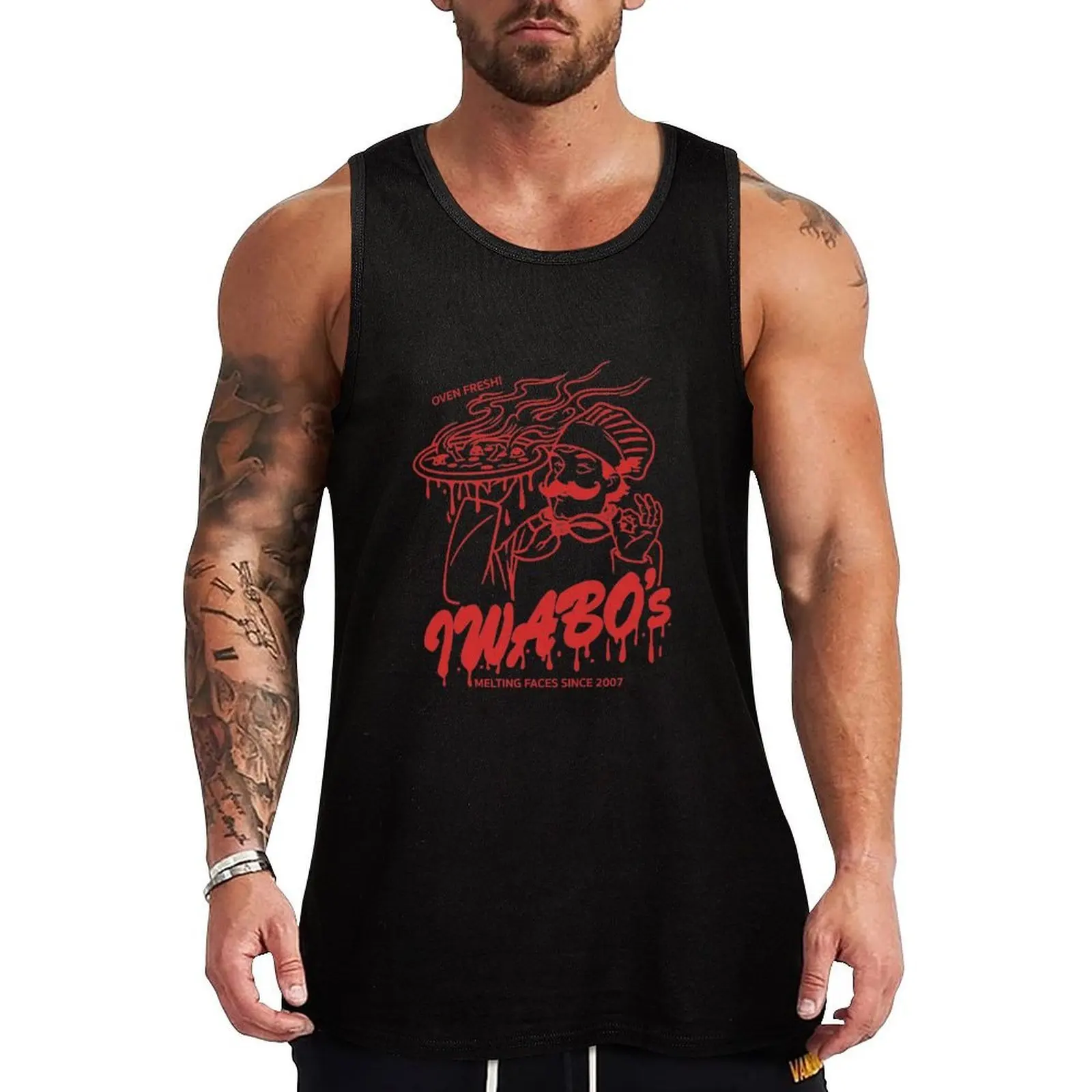 Iwrestledabearonce- Tank Top Running Tank Top Sleeveless Moisture Wicking Shirt