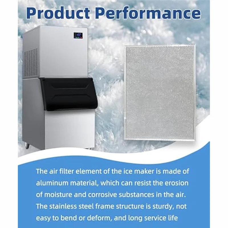 

Алюминиевый сменный фильтр для льдогенератора (2 шт.) Код модели 3005939 Подходит для машин Manitowoc - замена 30-0593-9 8010256