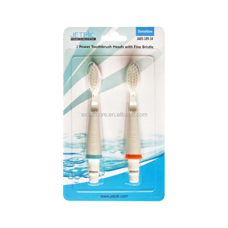 Jetpik Sonic toothbrush tip, General use, (2) Pack