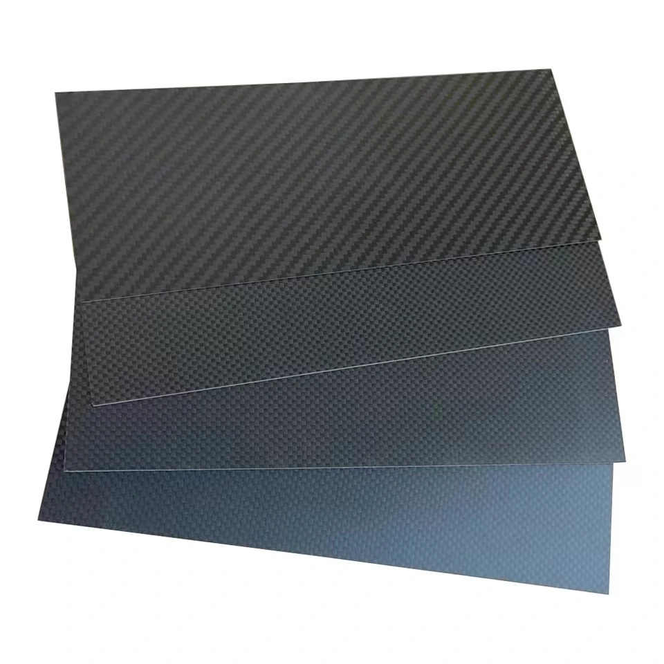 200x300mm Full 3K Carbon Fiber Plate Sheet High Strength Carbon Board Panel Thickness 0.5mm 1.0mm 1.5mm 2mm 2.5mm 3mm 4mm 5mm