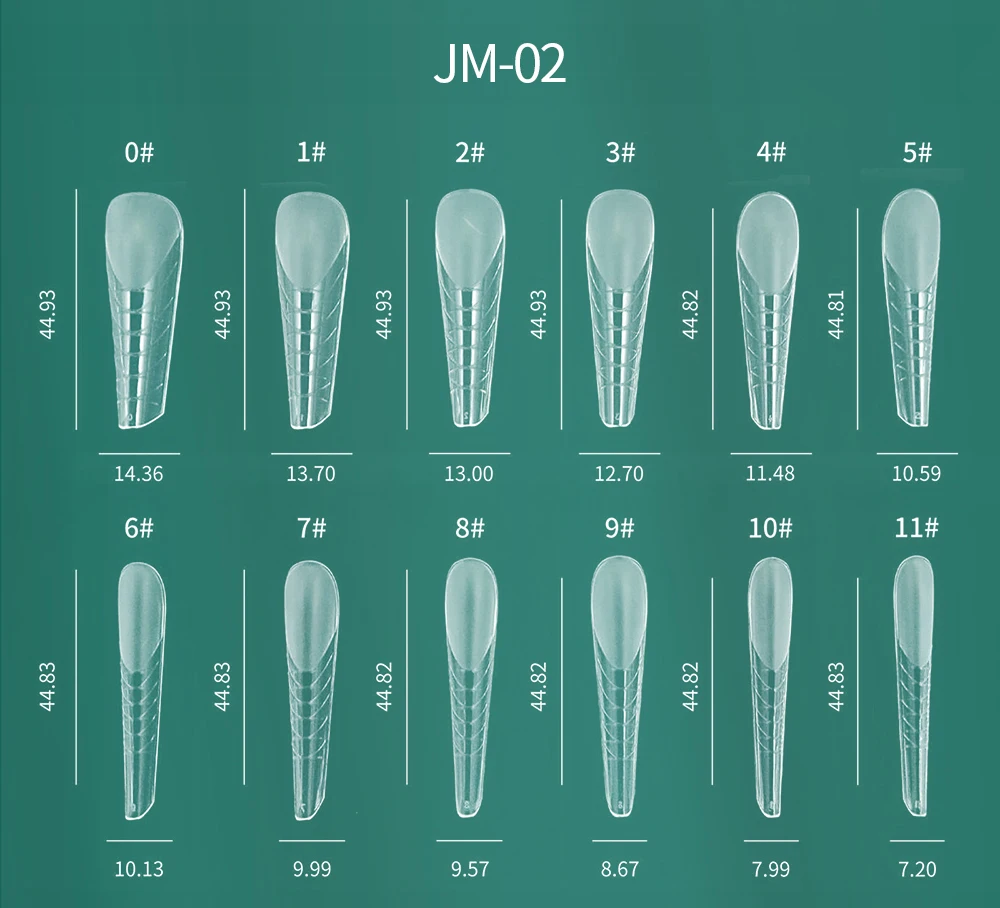 Nailpop Bunte Dual-Form-Nagelformen, 75/288/360 Stück, mehrere Formen für Gelverlängerungen, wiederverwendbar, für den professionellen und privaten Gebrauch – Detail 6