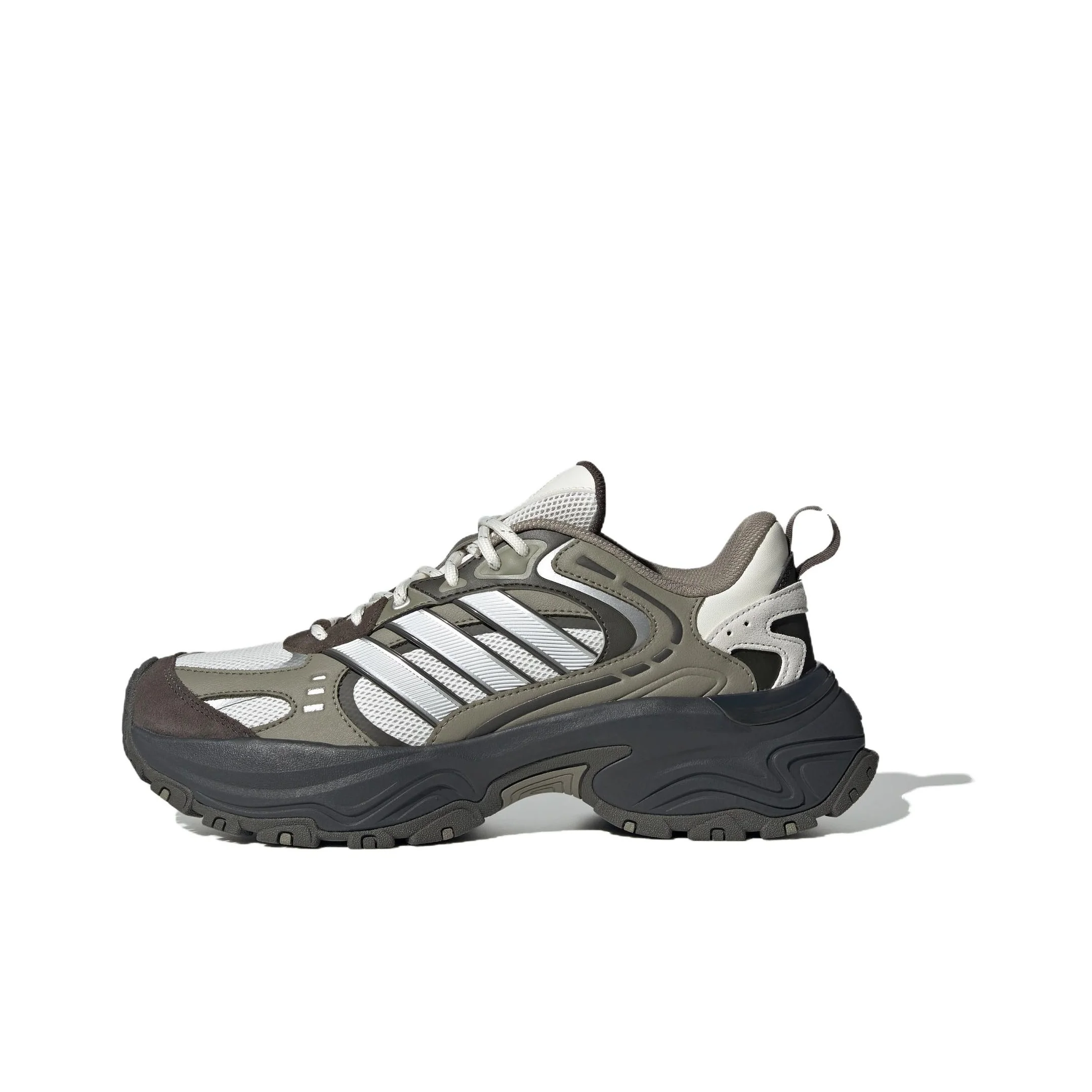 Adidas SHADOW FEVER Slip Resistant Abrasion Resistant Low top Casual Shoes Unisex Gray Green JR0041