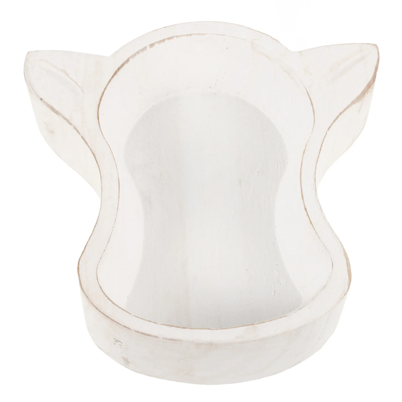 

Cow Head Wooden Bowl Natural Wood Serving Plate Fruit Nuts Snack Holder Decorative Tray Food Display Platter for Home Party Use