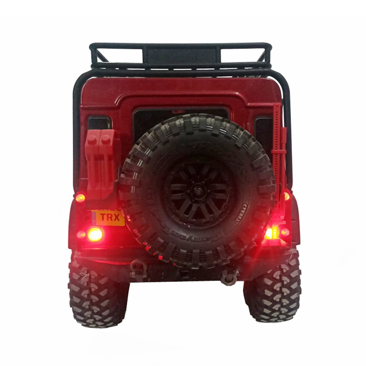 Zestaw świateł LED TRX4 Angel Eyes Reflektor tylny kierunkowskaz hamulca Lampa boczna do 1/10 RC Rock Crawler TRX-4 Defender Body Upgrade