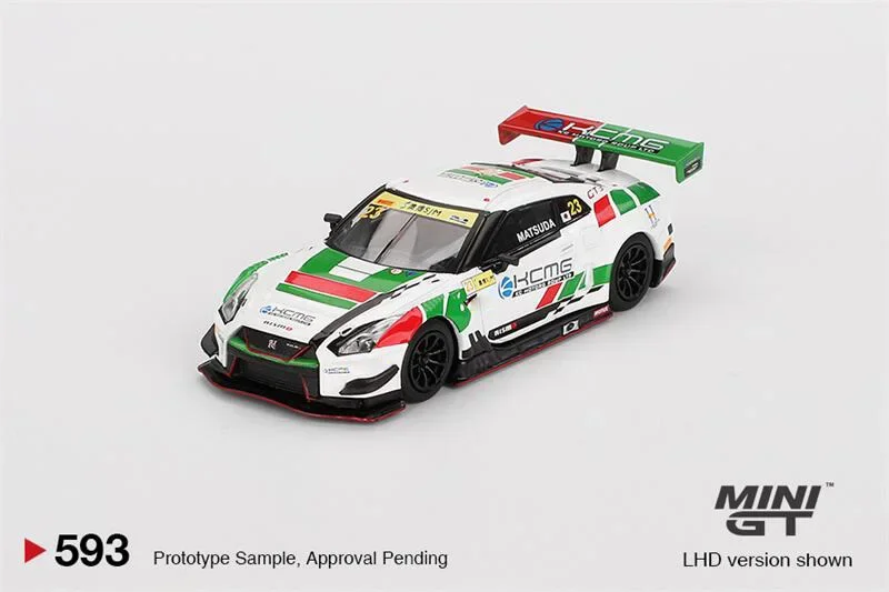 MINI GT 1:64 GT-R NISMO GT3 #23 KCMG 2018 LHD Diecast Model Car