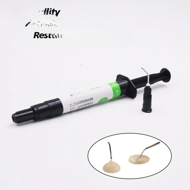 Dental Light-Curable Filling Materials Composite Resin 2.5g A1 A2 A3 A3.5 B1 Oral Flowable Light Curing Dentist