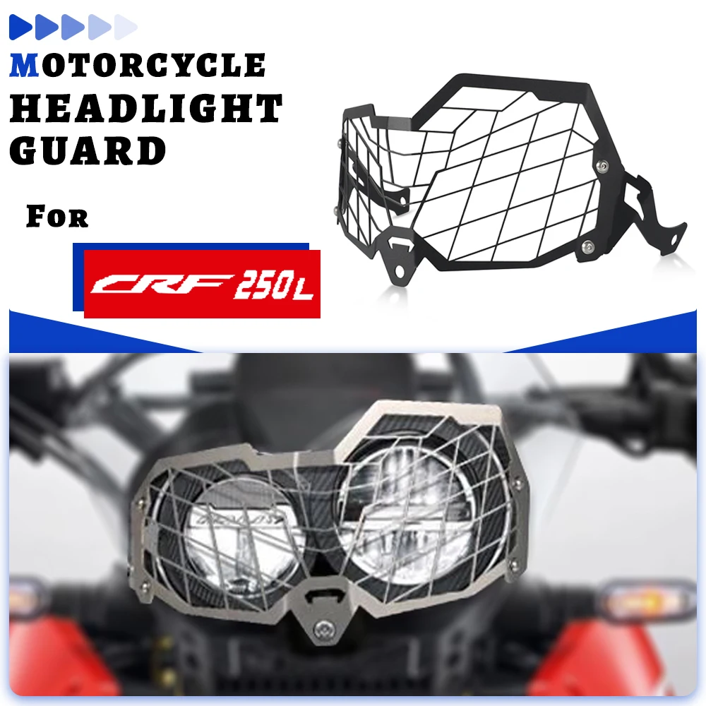 

For Honda CRF 250L/300L Rally 2017-2023 2022 Headlight Head Light Guard Protector Cover Protection Grill Motorcycle Accessories