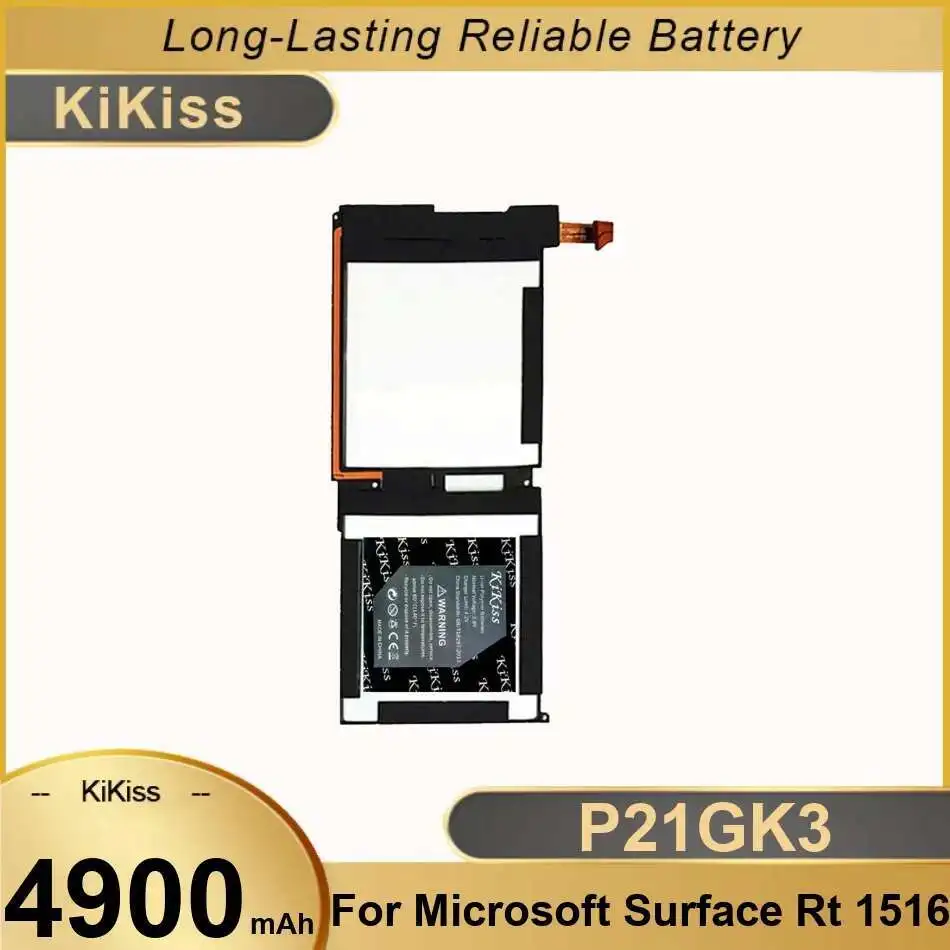 

4900Mah For Microsoft Surface RT 1516 Tablet PC 21CP4 106 96 7.4V Laptop Battery P21GK3 High Performance