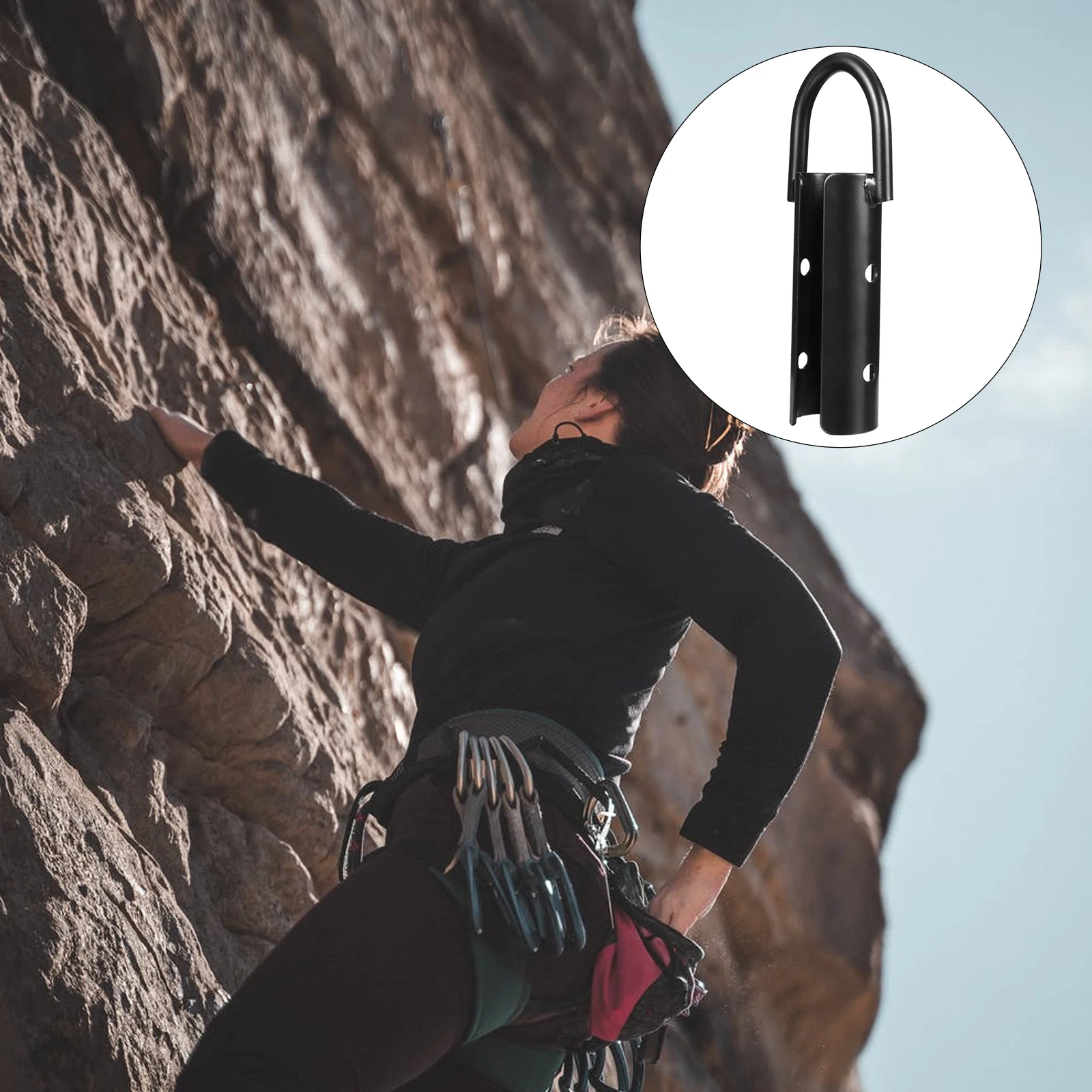 

Load-bearing Rope Hook Heavy Duty Sturdy Hooks Portable Practical Outdoor Climbing Camping Accessories Strong Durable Iron