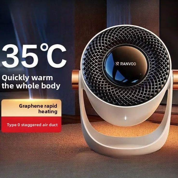 For RANVOO XN1C Portable Heater 1-Second Fast Heating Energy Saving Small Space Desktop Warm Air Fan