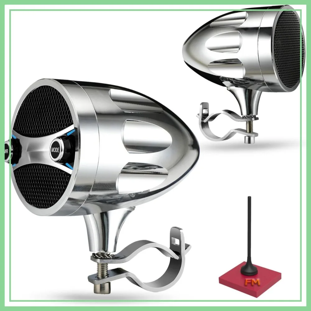 

Waterproof Bluetooth Speakers for Motorcycle ATV UTV Golf Cart Jet Ski Marine Sound System