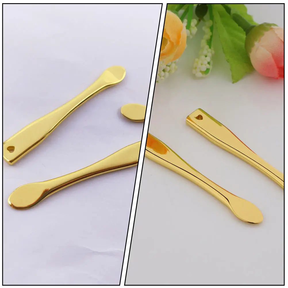 3 stücke Auge Applikator Goldene Gesichts Massage Werkzeug Für Hautpflege Routine Gesicht Creme Spatel Schaben Bord Schönheit Versorgung Creme