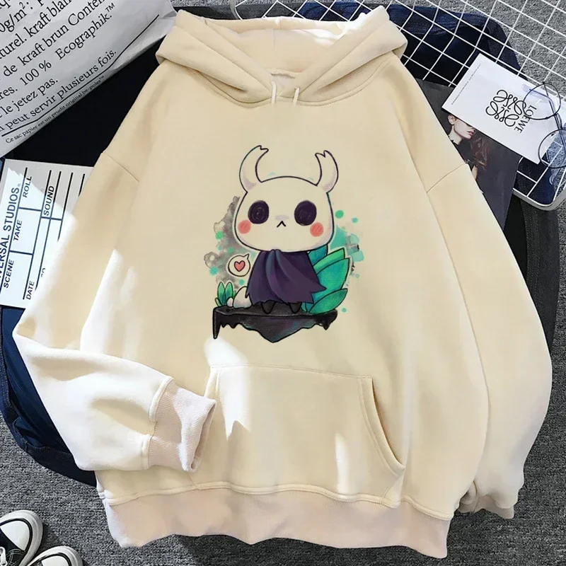 Hollow Knight Hoodies Mannen Korea Ulzzang Grunge Y2k Esthetische Fmale Herfst en Winter Trui Hoodies Grafische Streetwear
