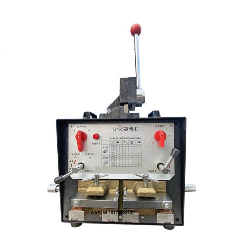 

STR -5 Bimetal Band Saw Blade Welding Machine Electric Motor Portable 380V 18kg Woodworking