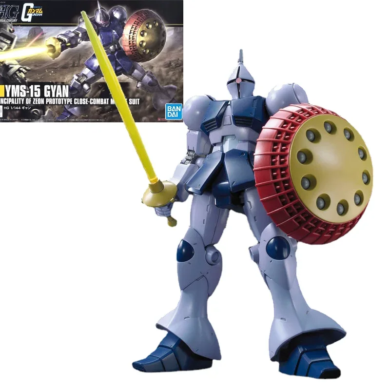 

Original Genuine Gundam Model Kit Anime Figure HGUC 1/144 YMS-15 GYAN Gunpla Decoration Action Figure Toys Gift NEW For Children