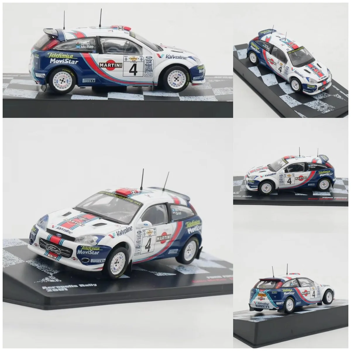

Модель автомобиля Ixo Diecast 1:43 Ford Focus RS WRC 2001 (раллийный) из сплава