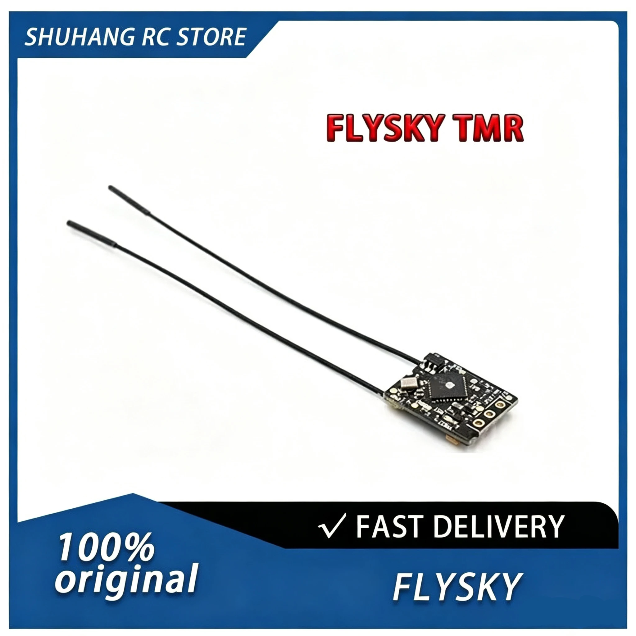 FLYSKY Fusi TMR 2.4GHz AFHDS 3 Dual Antennas PWM PPM I-bus 2 S.bus Small Receiver for FPV Traversers Fixed-Wing Aircraft