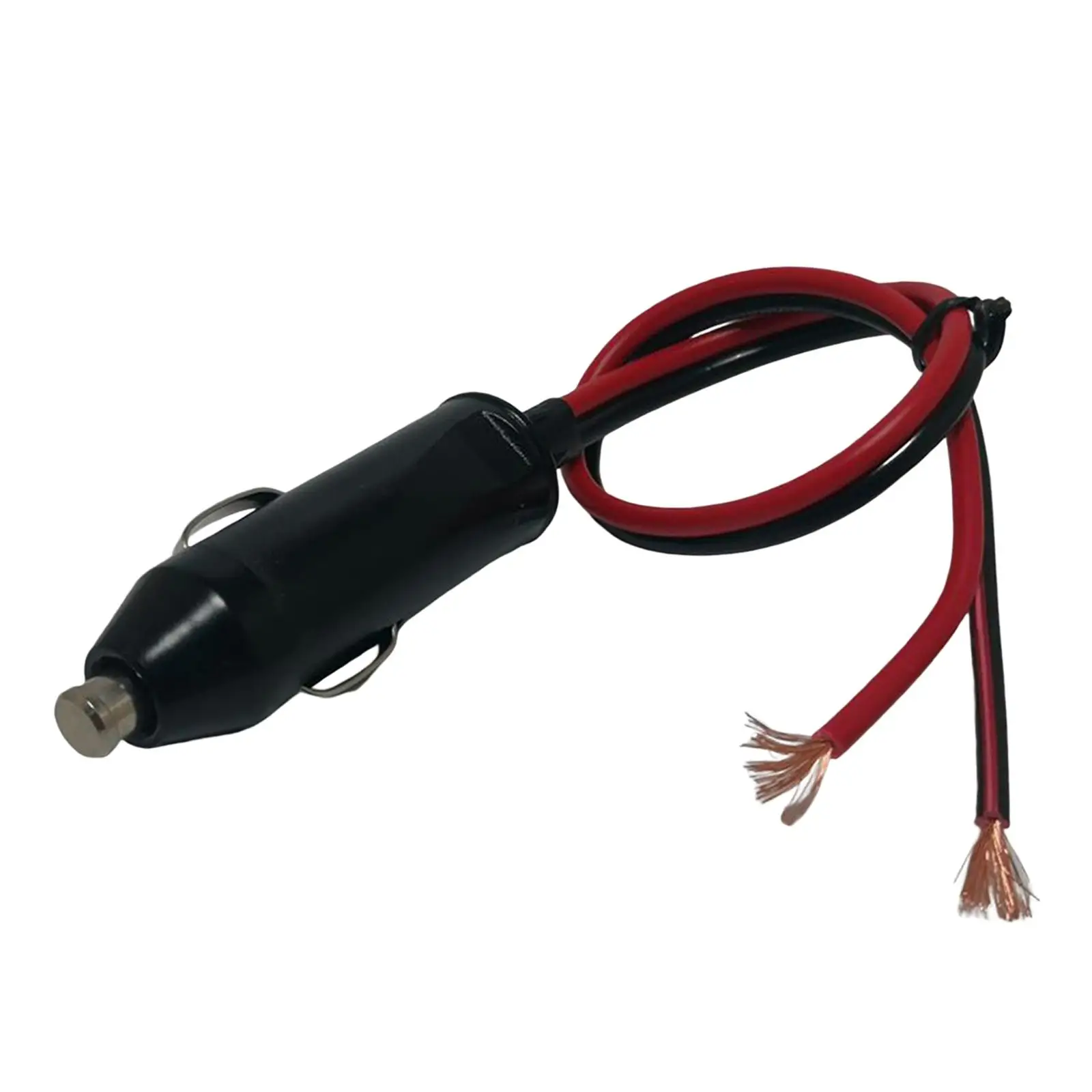 12V 24V Cigarette Lighter Male Plug with Leads Replace Part 30A Fuse Heavy Duty