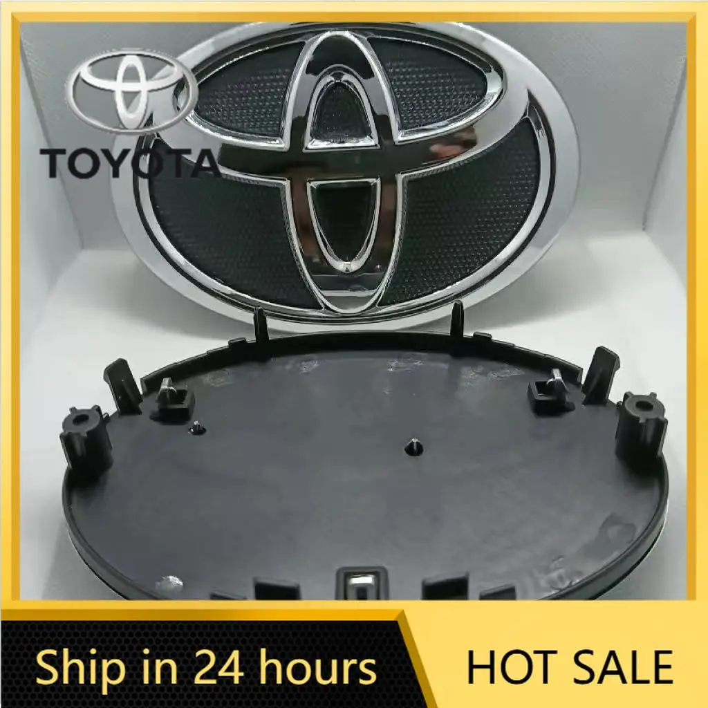 

Car Stickers 2026 Hot Fot Toyota Toyota Front Grille Emblem with Mounting Base for Yaris, Corolla, Camry, Vios, RAV4
