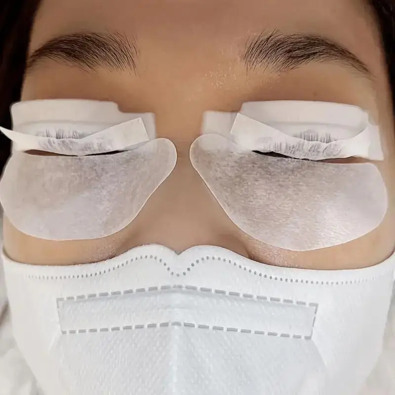 50/200/300PCS Eyelash Perm Covering Paper Keratin Eyelash Lifting Film Press Eyelash Pressing Paper Curling Fixing Eyelashes