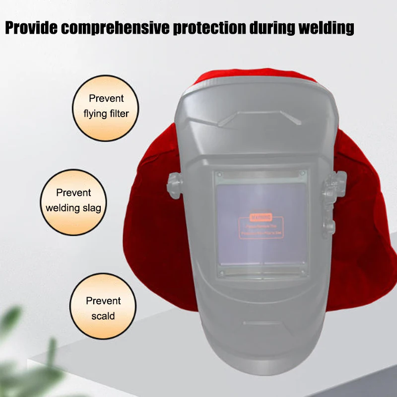 Extended Cover for Welding Helmet Back Head Coverage Rear Extension Additional Protection Welding Helmet Accessory