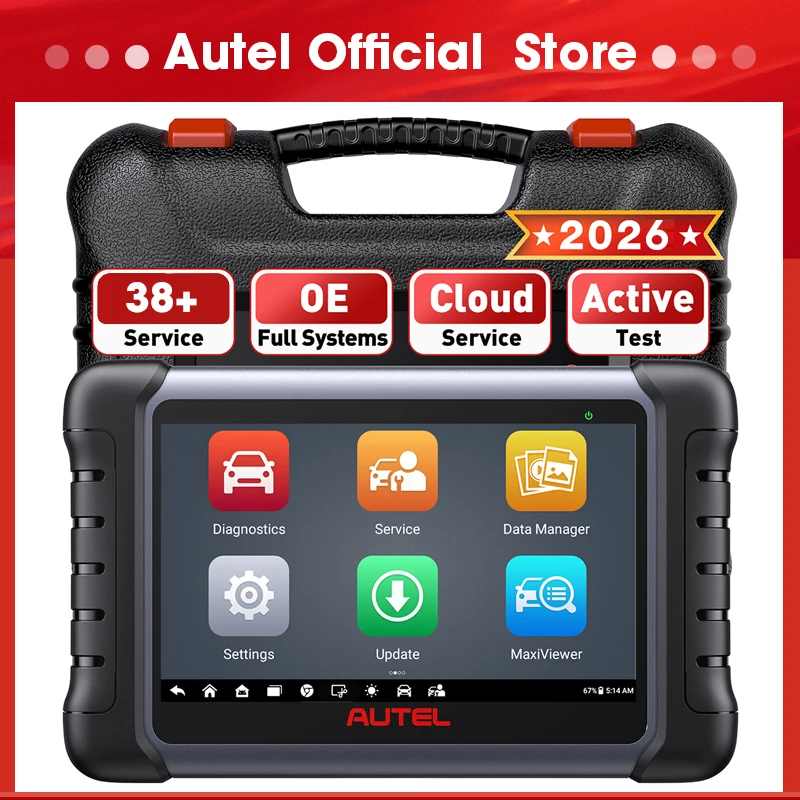 Autel MaxiCOM MK808S PRO Car Diagnostic Tools Bidirectional All System OBD2 Scanner FCA