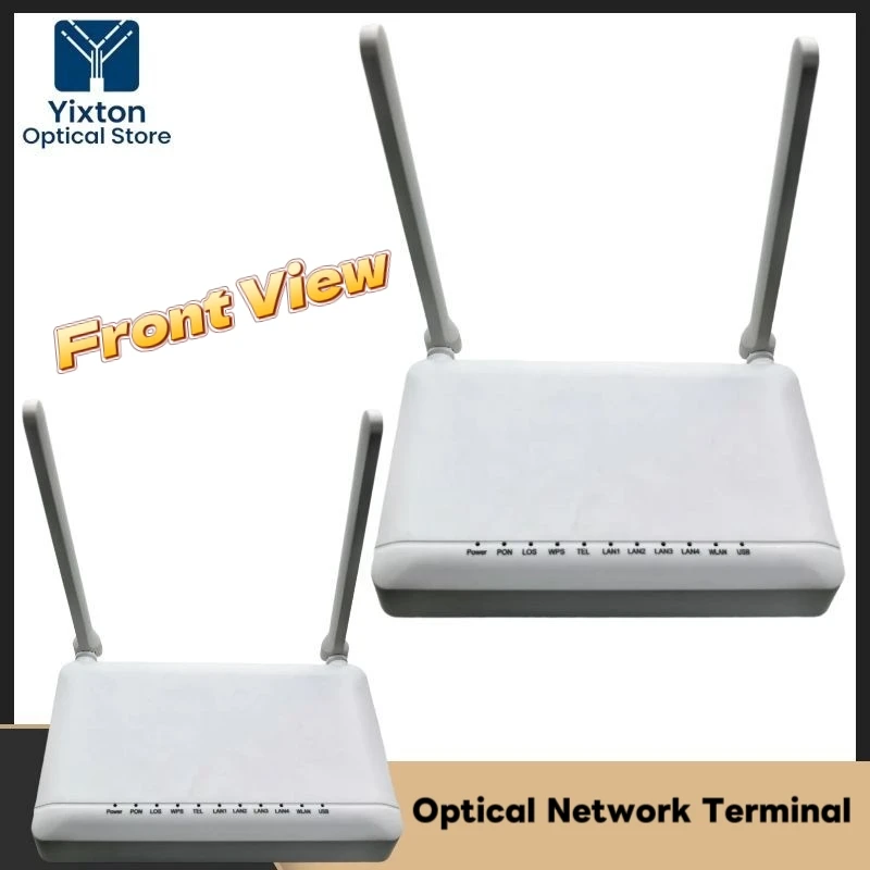 ONU High Quality 2.4G/5G GPON ONT 4Gigabit Ethernet+1USB 12V 1.5A Optical Network Terminal GPON ONU WIFI F680L  New ONU