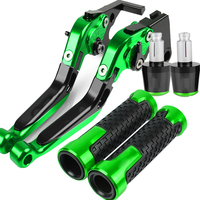 Motorcycle Clutch Brake Levers Handlebar Grips Ends For Kawasaki NINJA 250 250R NINJA300R Z250 Z300 VERSYS300X 2008-2019 2018