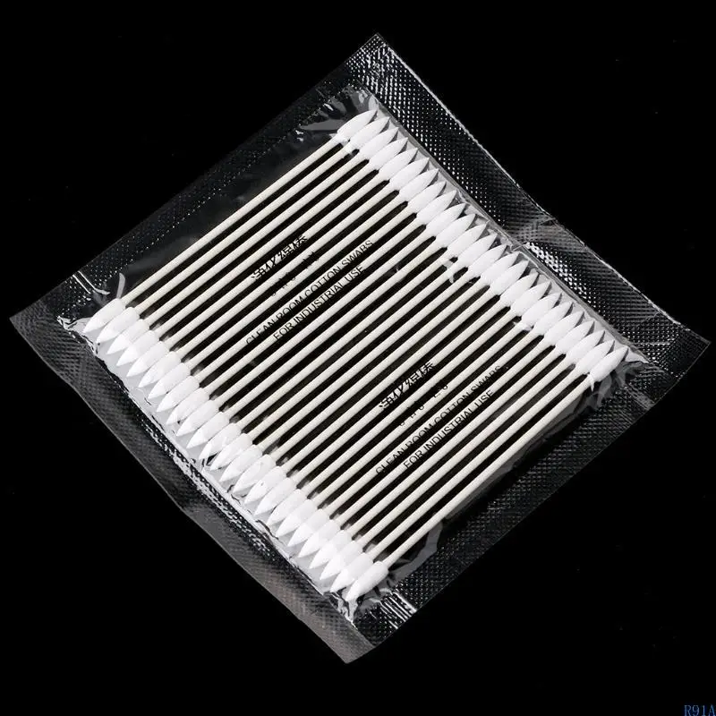 R91A 25x Хлопковая одноразовая очистка палочек для порта зарядки для наушников