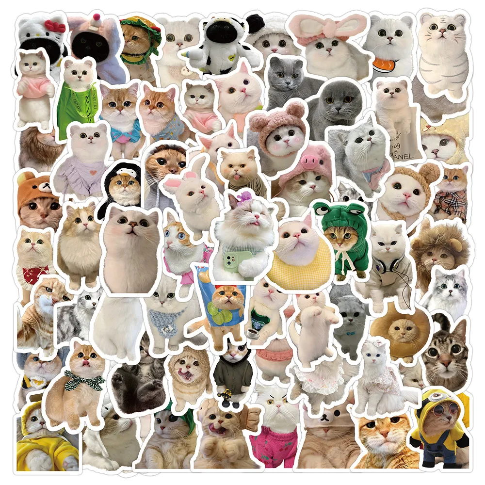 200Pcs Pet Dog Cat Holiday Party Sticker Mobile Phone Cup Laptop Skateboard Cute Pet Sticker Toys