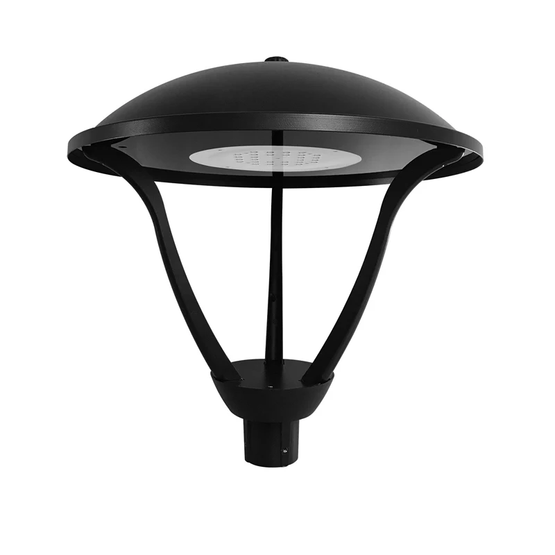 

Black Aluminum Led Garden Light Head 30W 50W 60W 75W Riverside Street Lamp Under The Office Building Of The Residential Area